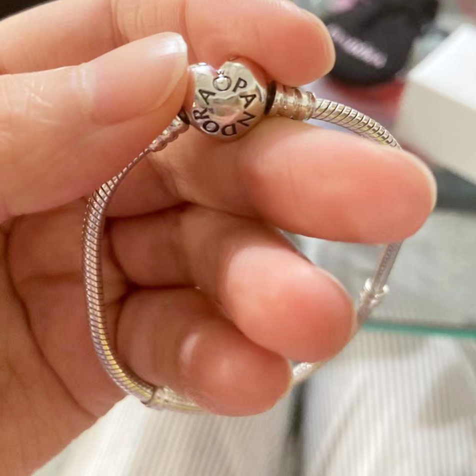 Vòng Tay Pandora Xi Mạ Bạc 925 Charms
