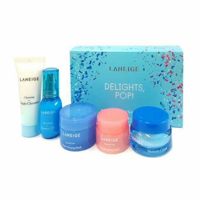 Trả khách set dưỡng Laneige Delights Pop Best Seller Trial Kit