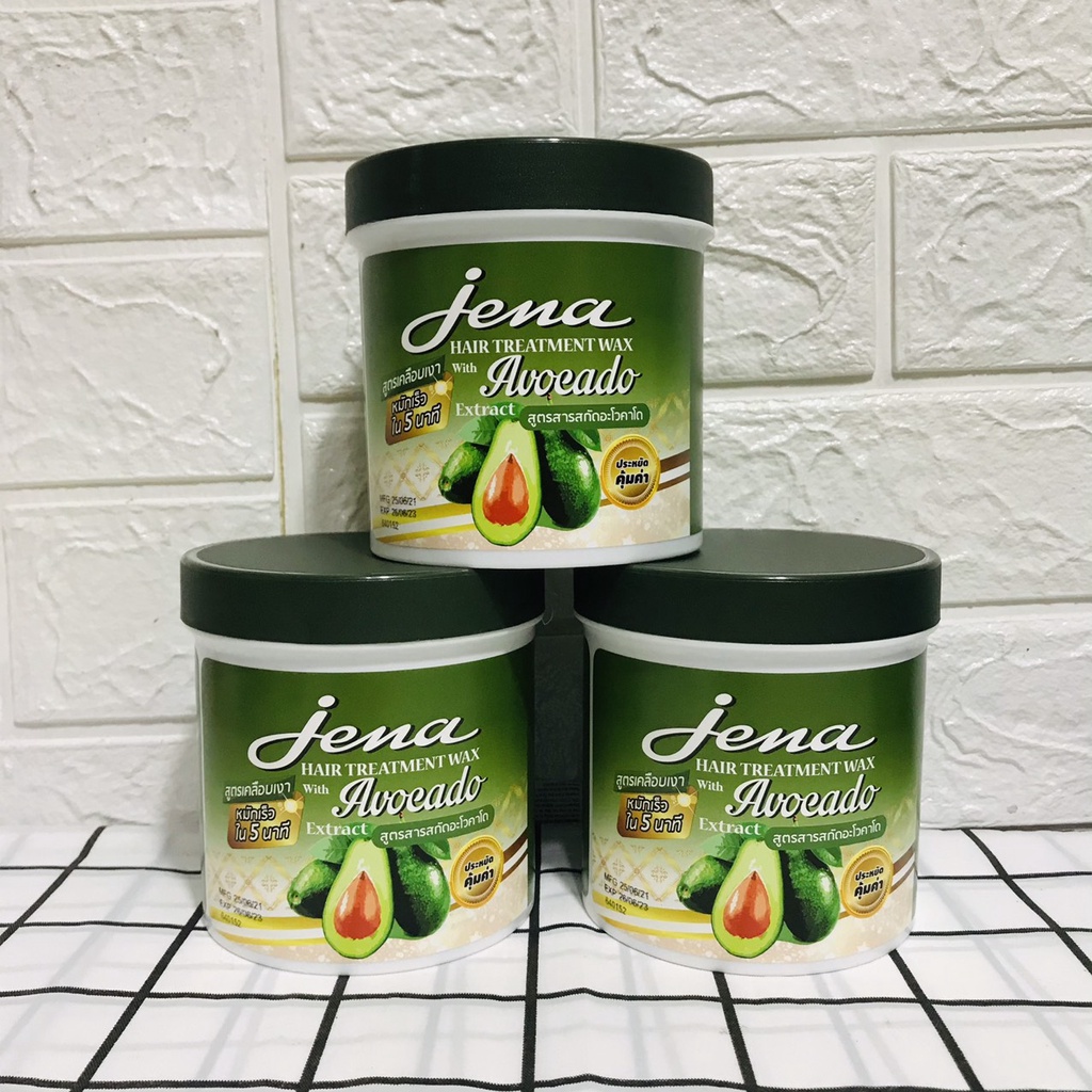 Kem ủ tóc Jena Hair Treatment Wax VỊ BƠ- Thái Lan (500g)