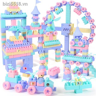 ∈Children building blocks assembled toy boy’s 1236 – year old educational intelligence large particles plastic baby gi