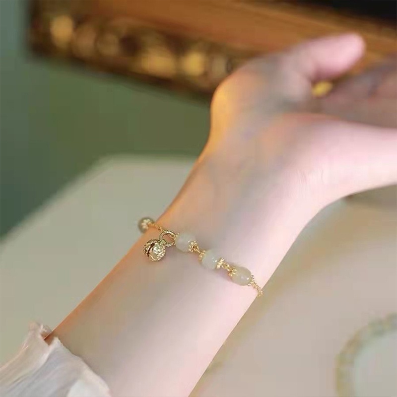 ✨✨Vòng Tay Chuông Đá Ngọc Bích Nhân Tạo Hetian Làm Quà Tặng Cho Bạn Gái