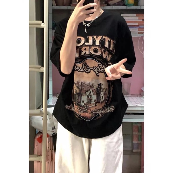 Áo Thun CITYCOLO Cotton 100% Form Rộng Nam Nữ Unisex | BigBuy360 - bigbuy360.vn