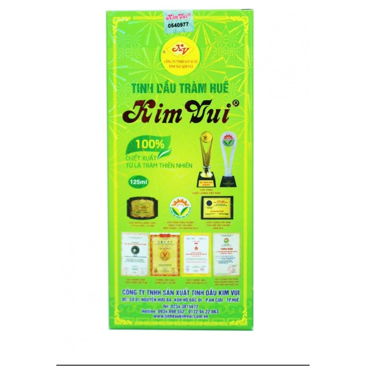 Tinh dầu tràm huế - kim vui - 125ml - ảnh sản phẩm 3