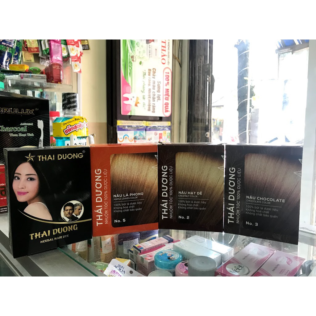 Nhuộm tóc thái dương 4 màu