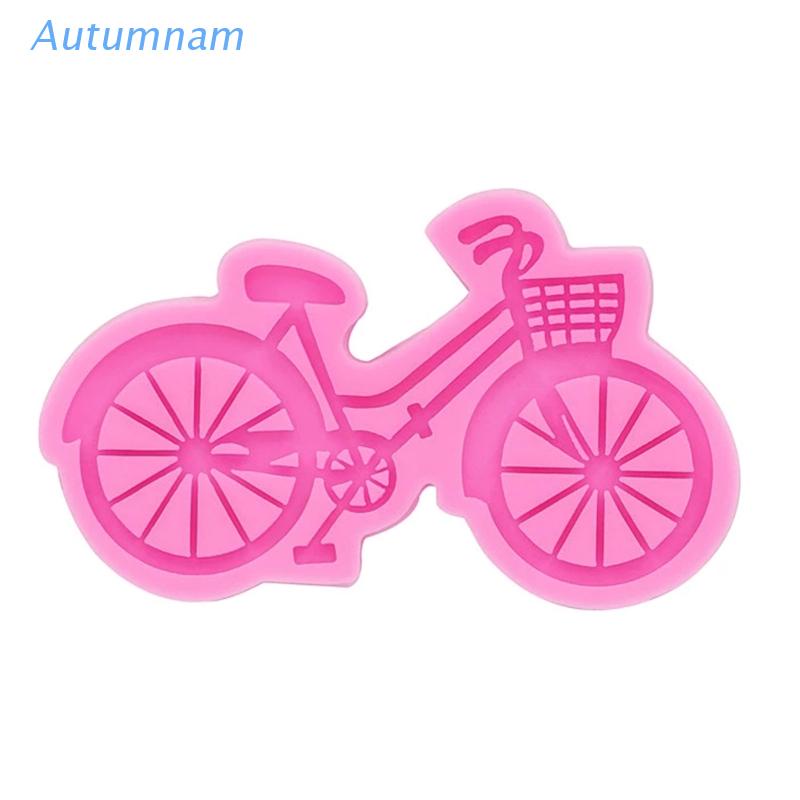 Khuôn Silicone Làm Trang Sức Hình Xe Đạp Độc Đáo