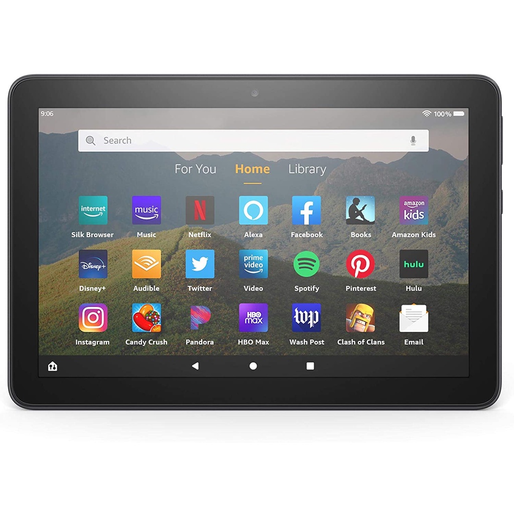 Máy tính bảng Kindle Fire HD 8/HD 8 Plus 10th 2020 màn hình 8 inch sắc nét, RAM 2GB, 3GB dung lượng 32GB – New 100%