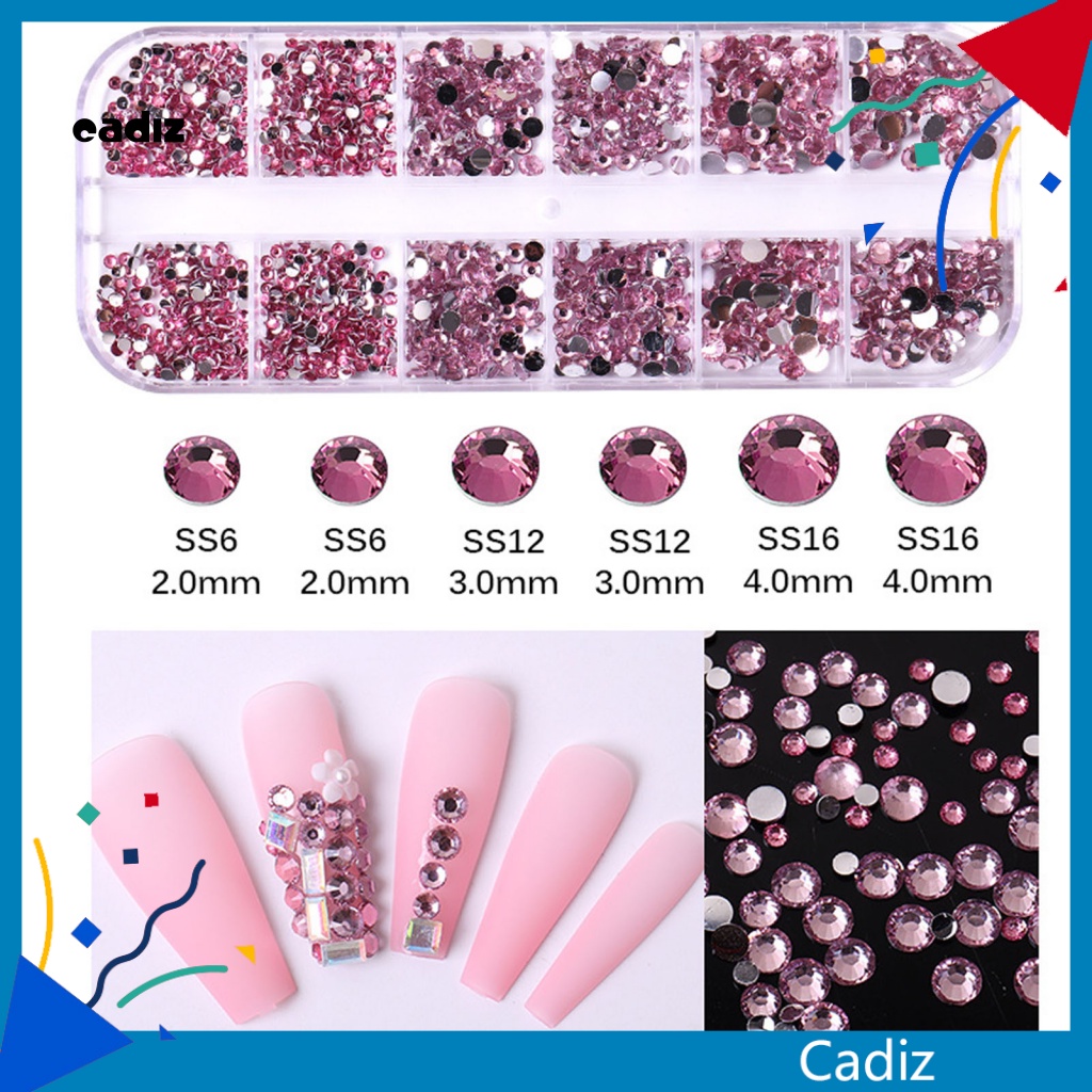 1 Hộp Phụ Kiện Trang Trí Móng Tay Điện Thoại Đa Năng Tiện Dụng