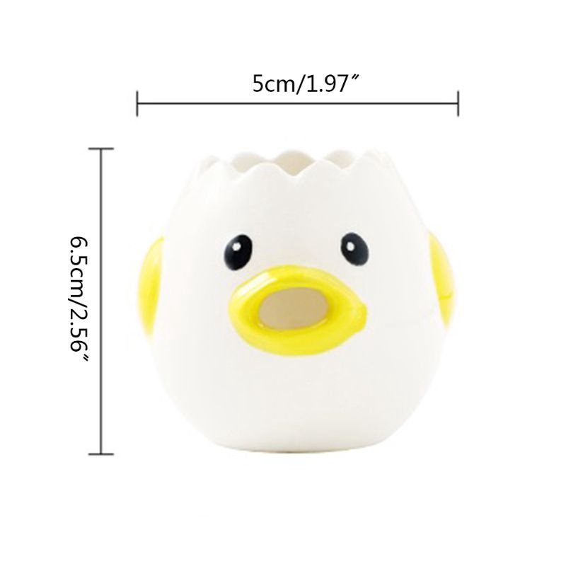 Dụng Cụ Tách Lòng Đỏ Trứng Hình Gà Con Dễ Thương Tiện Dụng Cho Nhà Bếp