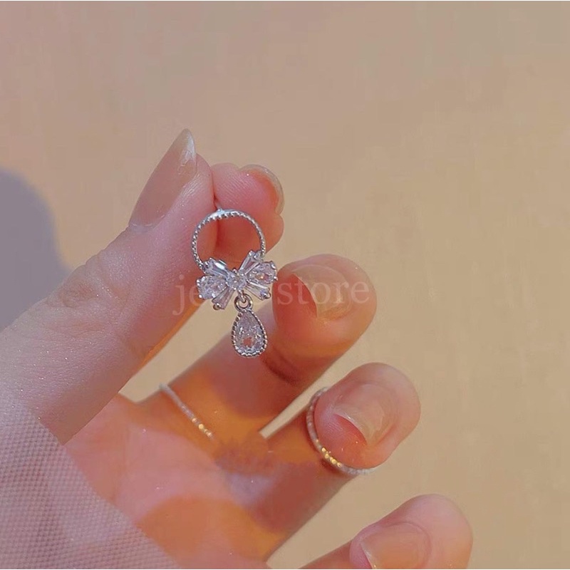 J113 CÓ KHUYÊN TAI KẸP Bông tai đơn giản sang trọng  Jesse store