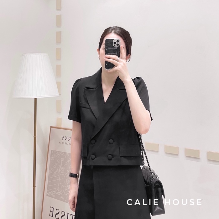 Áo vest croptop trẻ trung thời trang thiết kế nữ Calie House A323