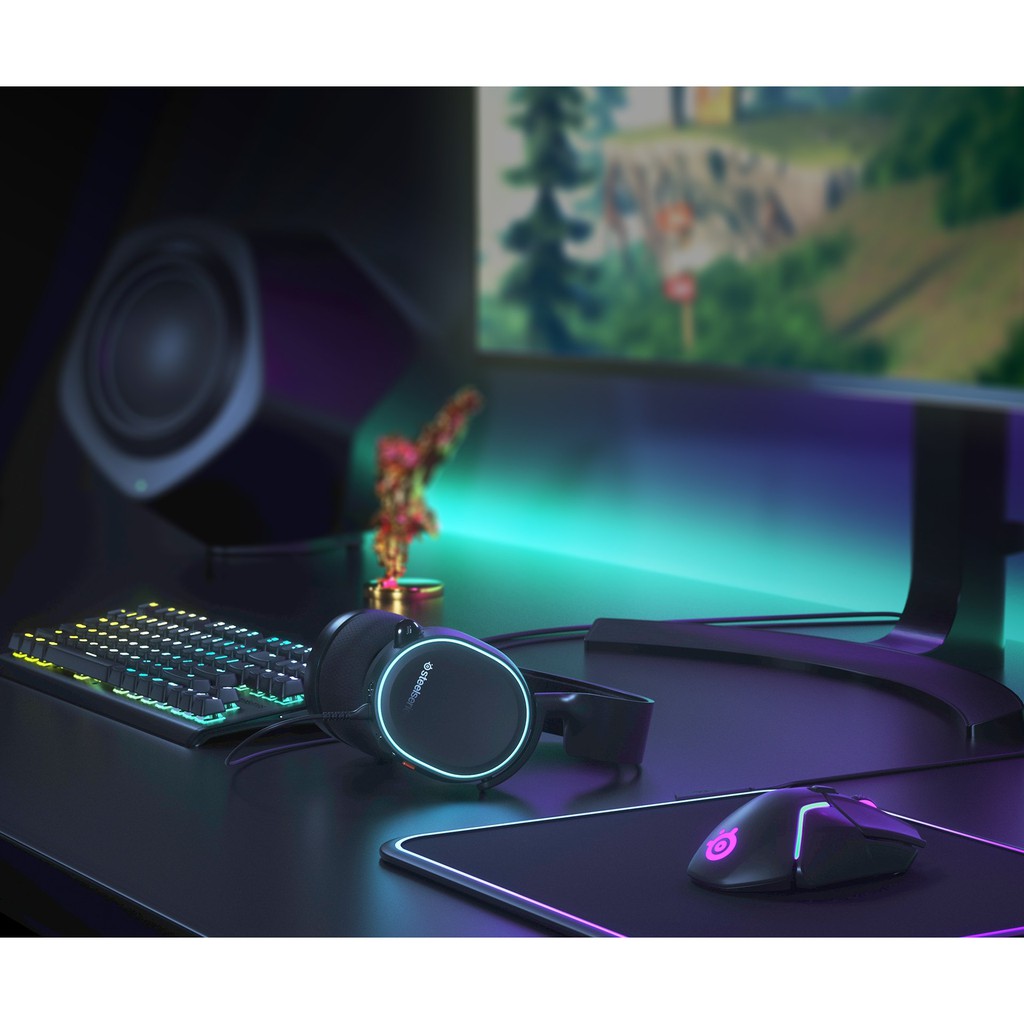 Tai nghe Gaming Steelseries Arctis 5 Black 7.1 DTS V2 (RGB) 2019 Edition