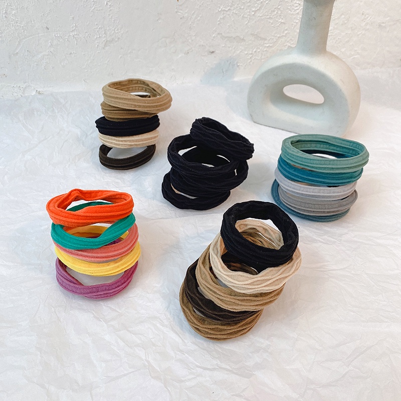 Dây buộc tóc cao su bền màu thời trang Hàn Quốc cho nữ