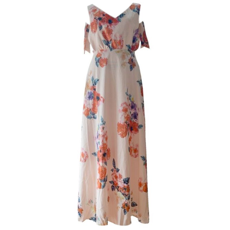 Đầm Maxi Dáng Dài Phong Cách Boho Thời Trang Đi Biển Mùa Hè Cho Nữ