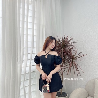 Váy tafta đan dây chéo (ảnh thật tự chụp)