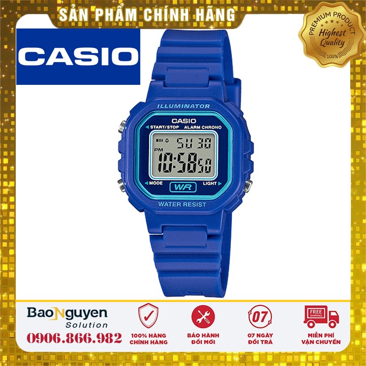 Đồng Hồ Trẻ Em Điện Tử Casio Xanh LA20Wh-2ADF