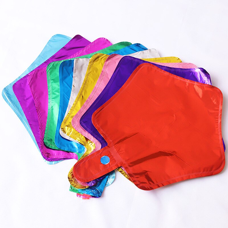Bộ 50 Bong Bóng Hình Ngôi Sao/Mặt Trăng/Trái Tim Màu Kim Loại 10 Inch Trang Trí Tiệc Sinh Nhật