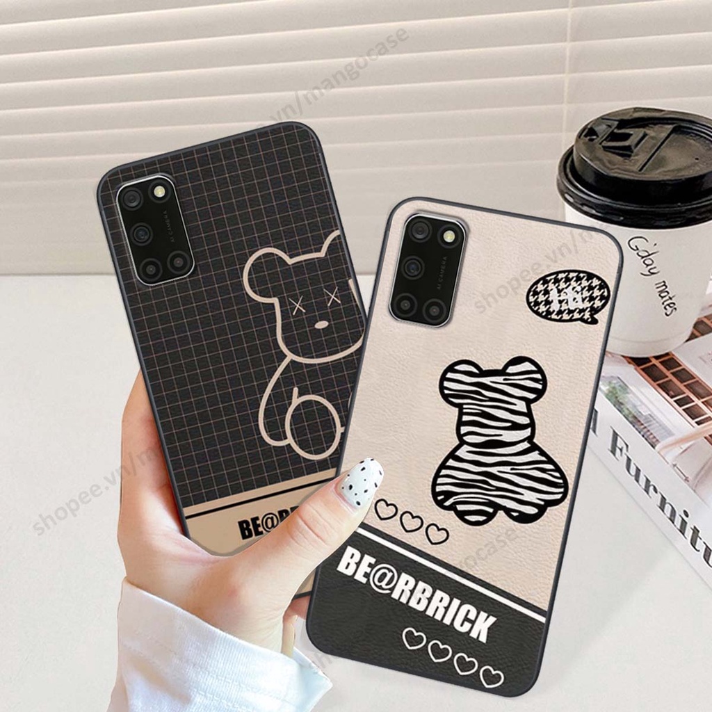 Ốp lưng Oppo A52 / A92 in hình happy nice, bé gấu đáng yêu