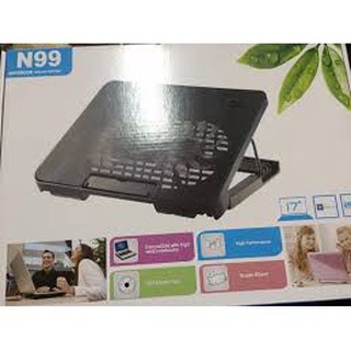 Đế tản nhiệt Cooling Pad N99 2fan đèn led