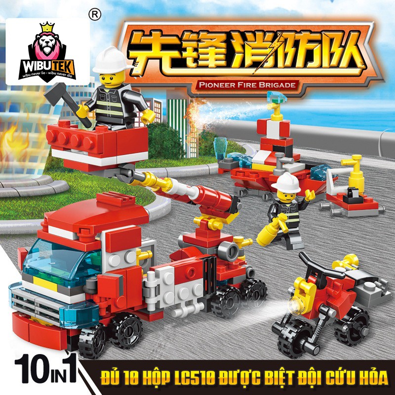 Đồ chơi xếp gạch lego lắp ghép mô hình xe tăng ô tô rô bốt người máy thông minh giá rẻ