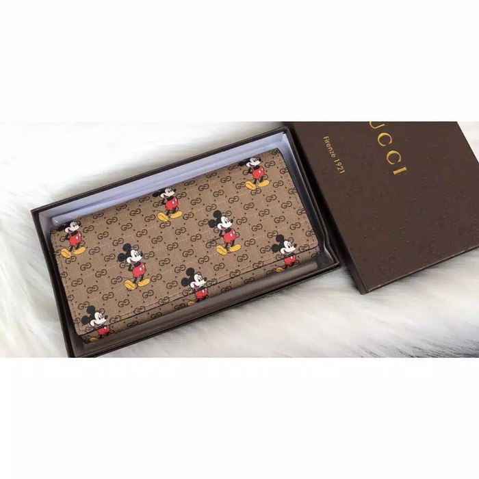 Ví Gucci In Hình Chuột Mickey Thời Trang Cao Cấp