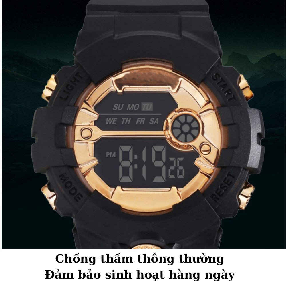 Đồng Hồ Điện Tử Unisex WA05 Chống Xước Nhẹ Nhiều Màu Xinh Xắn | BigBuy360 - bigbuy360.vn