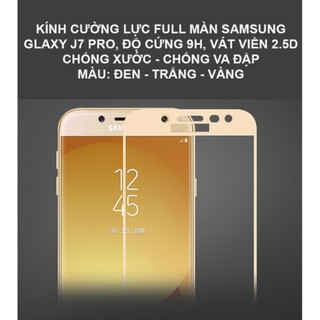 Miếng dán cường lực FULL màn hình samsung galaxy J7 pro