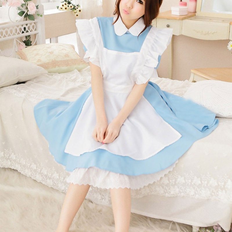 Đầm Hóa Trang Cô Hầu Gái Phong Cách Lolita Xinh Xắn