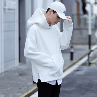 HOODIE NỈ TRẮNG TRƠN
