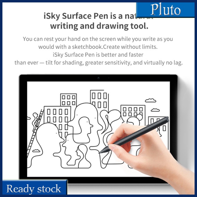 Bút Cảm Ứng Áp Suất Từ Mới 4096 Cho Surface Pro 3/4/5/6/7 Pro X