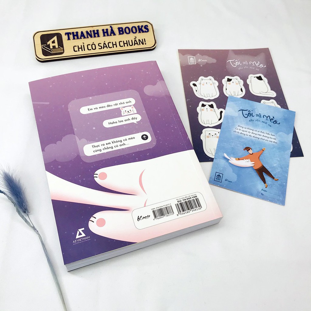 Sách - Tôi Và Mèo Đều Rất Nhớ Em (Tặng Kèm Sticker Mèo Cute, Postcard) | BigBuy360 - bigbuy360.vn