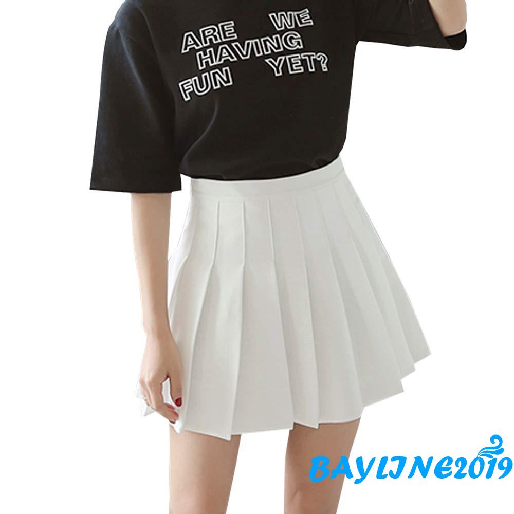 Chân Váy Chữ A Màu Trơn Phong Cách Hàn Quốc Thời Trang Cho Nữ