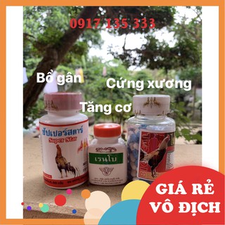 Combo Bổ Gân, Tăng Cơ, Cứng Xương Dành Cho Gà Chọi