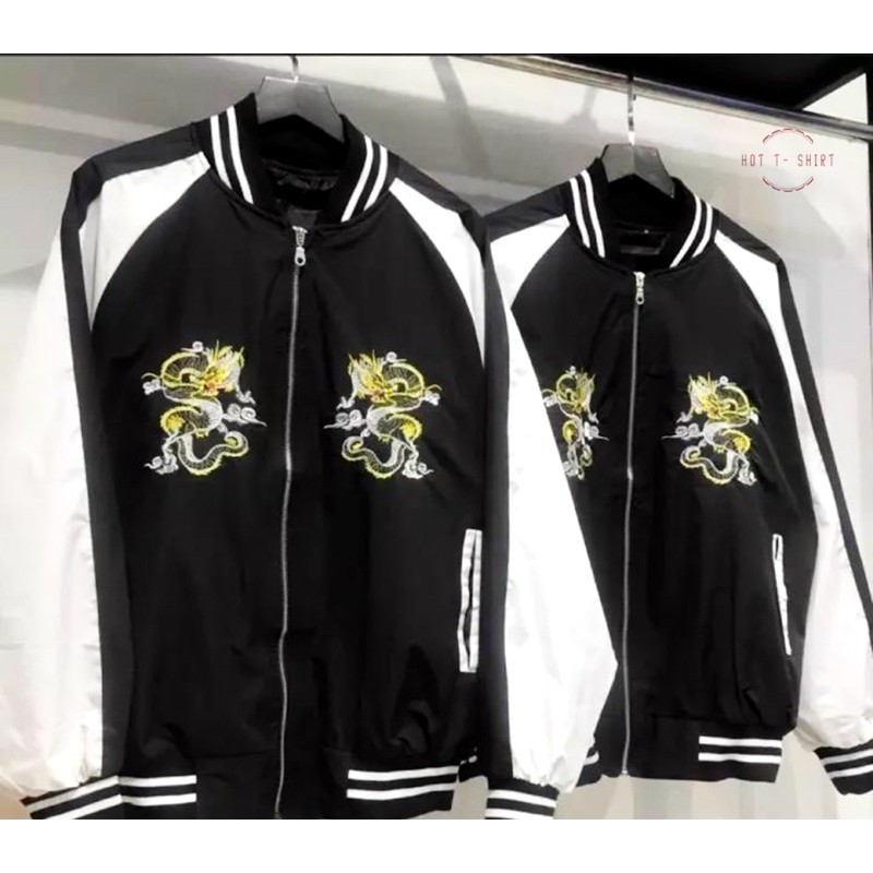 Áo Khoác Dù Nam Nữ Unisex Cao Cấp Áo Khoác Bomber Cặp Đôi Form Rộng Hot T-Shirt | BigBuy360 - bigbuy360.vn