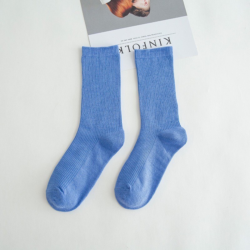 Tất nữ nhún cổ cao vớ nữ phong cách vintage hàn quốc