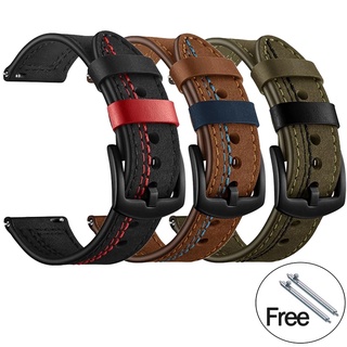 Dây đeo da 20mm 22mm cho đồng hồ huawei watch gt 2 gt2e 3 pro 42mm 46mm
