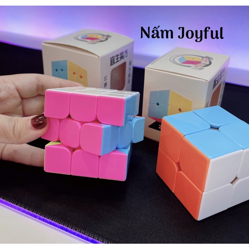 Rubik loại đẹp 2x2 3x3 rèn sự tập trung cho bé