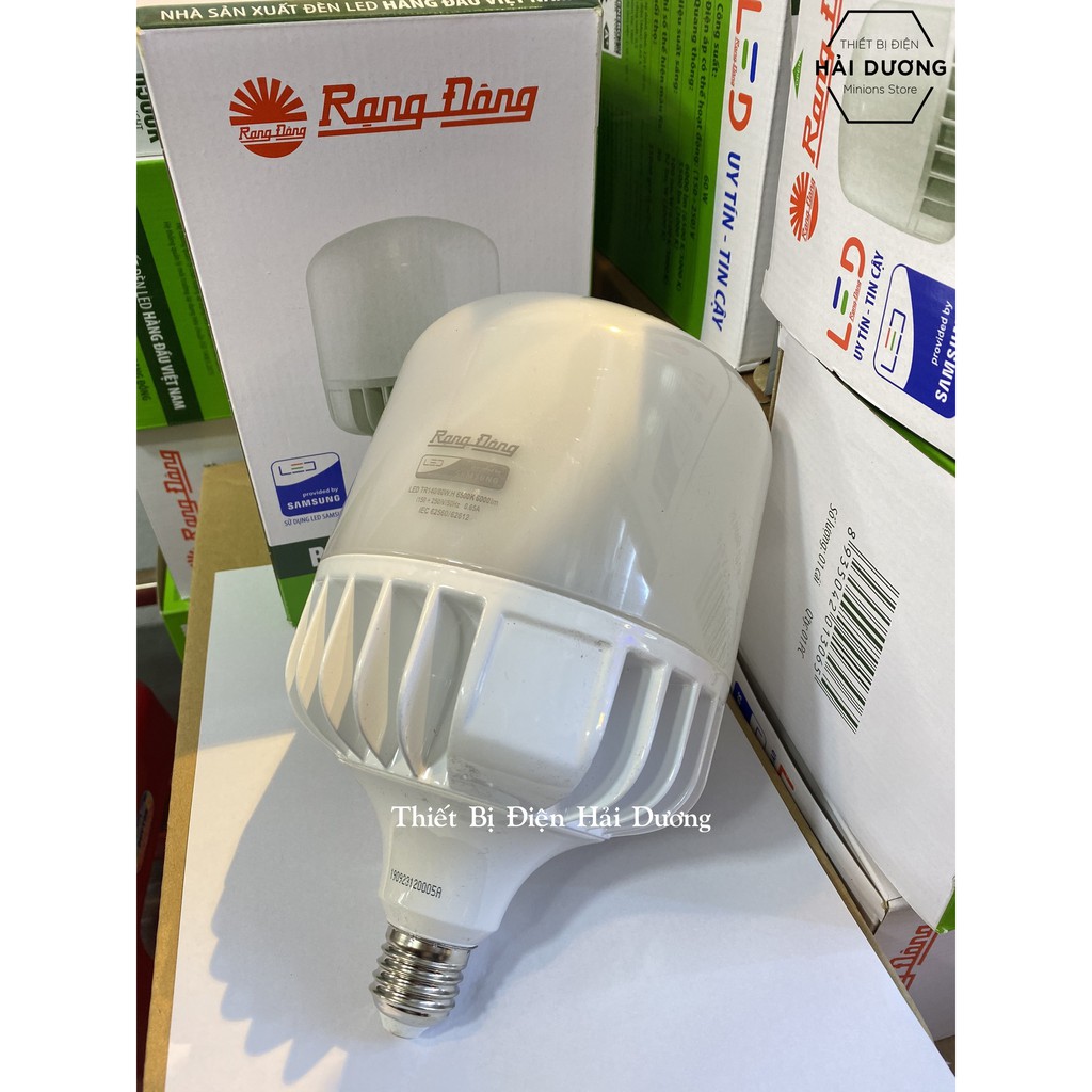 Combo Bộ 3 Bóng đèn LED BULB Trụ 60W - 80W Rạng Đông - Sử dụng Chip LED Samsung Nhôm đúc cao cấp - Bảo hành  2 năm