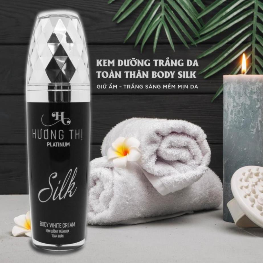 [CHÍNH HÃNG] Kem Dưỡng Trắng Da Toàn Thân Body Silk Hương Thị 120g