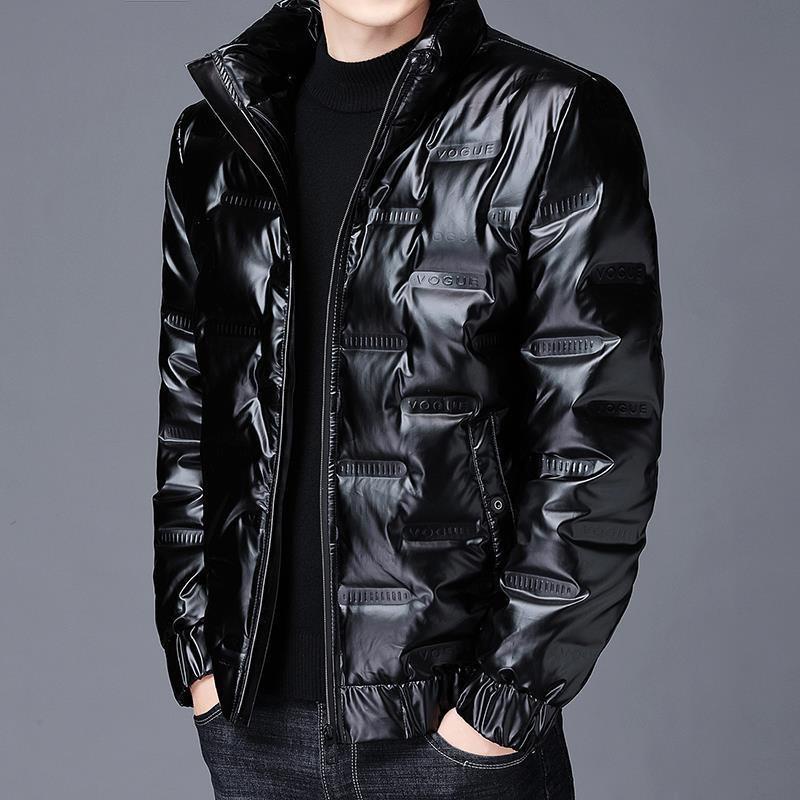 Áo khoác cổ đứng đệm cotton dáng ngắn thiết kế mới thời trang mùa đông dành cho nam