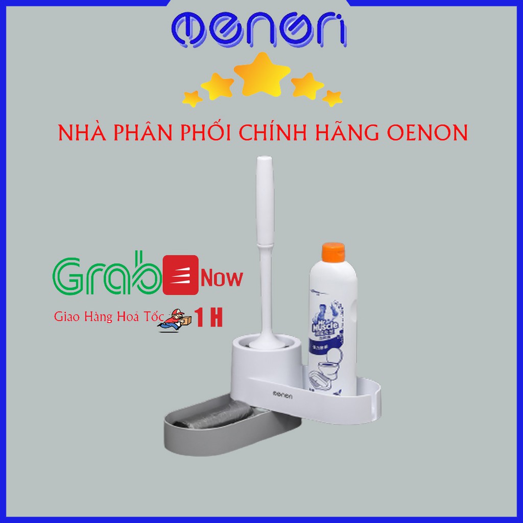 Chổi Cọ Nhà Vệ Sinh Kèm Kệ Để Nước Tẩy và Các Vật Dụng Khác, Giúp Nhà Tắm Nhà Bạn Gọn Gàng Hơn, Sang Trọn Hơn