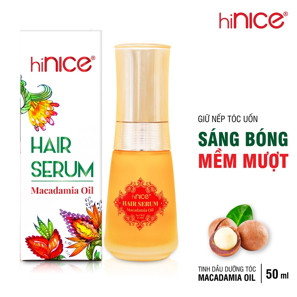 SERUM (TINH DẦU BÓNG TÓC) HINICE HƯƠNG MACCADAMIA 50ML