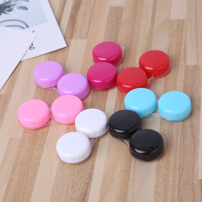 Hộp Đựng Kính Áp Tròng Nhiều Màu Kèm Phụ Kiện Tiện Dụng Cho Du Lịch