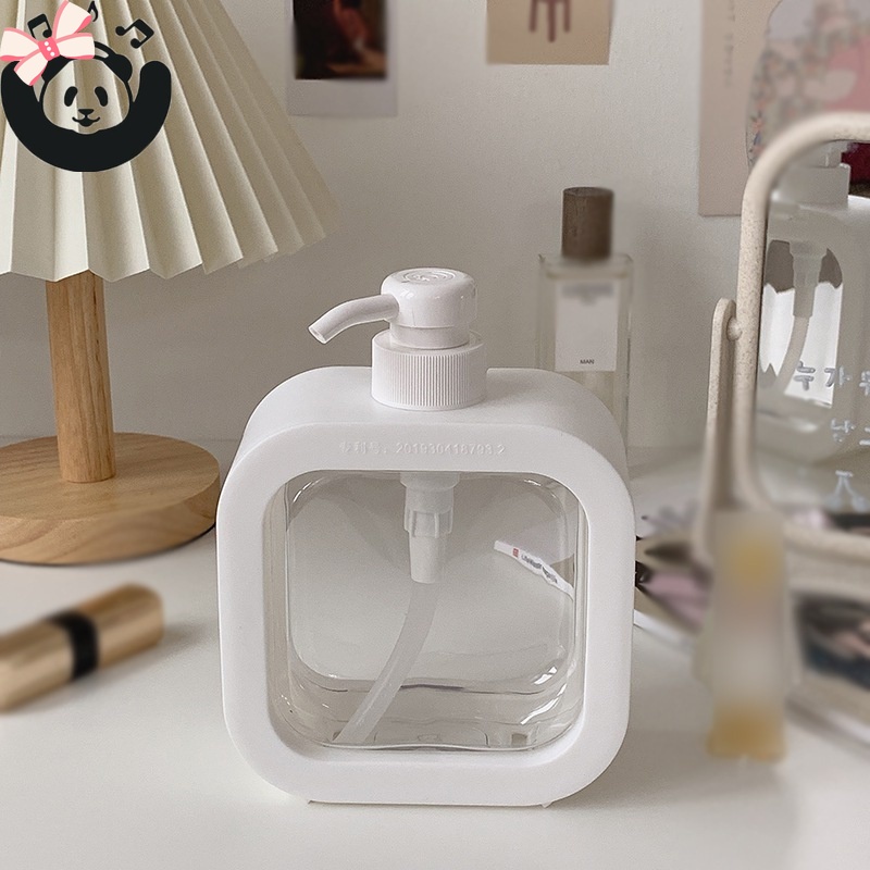 Bình Xịt Nước Rửa Tay/Xà Phòng Màu Trắng Trong Suốt 500ML/500ML