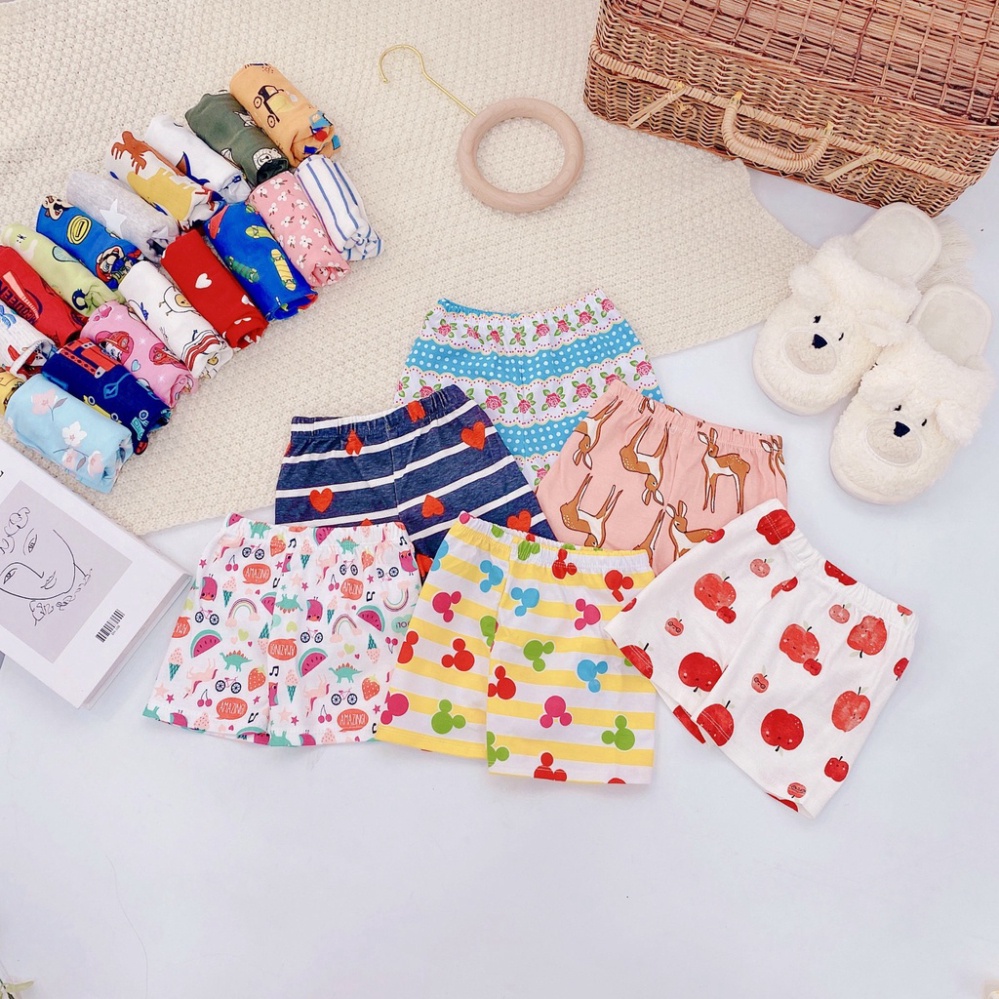 quần chục cho bé LILI.KIDS quần đùi ngắn cho bé trai bé gái loại 1 QC06