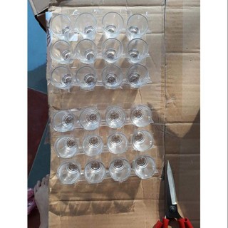 Combo 12 chiếc Ly thủy tinh mắt trâu.