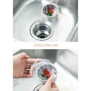 Set 10-30-50-100 Túi Lưới Lọc Rác Bồn Rửa Chén