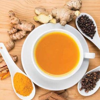 Cốt Gừng Nghệ Hạt Gấc Hạ Thổ 1L [Giảm Eo Sau Sinh, Rạn Da, Giữ Ấm Cơ Thể]