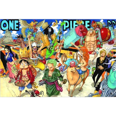 [ORDER]Bộ xếp hình 1000 miếng hình Đảo Hải Tặc One Piece size 75x50cm
