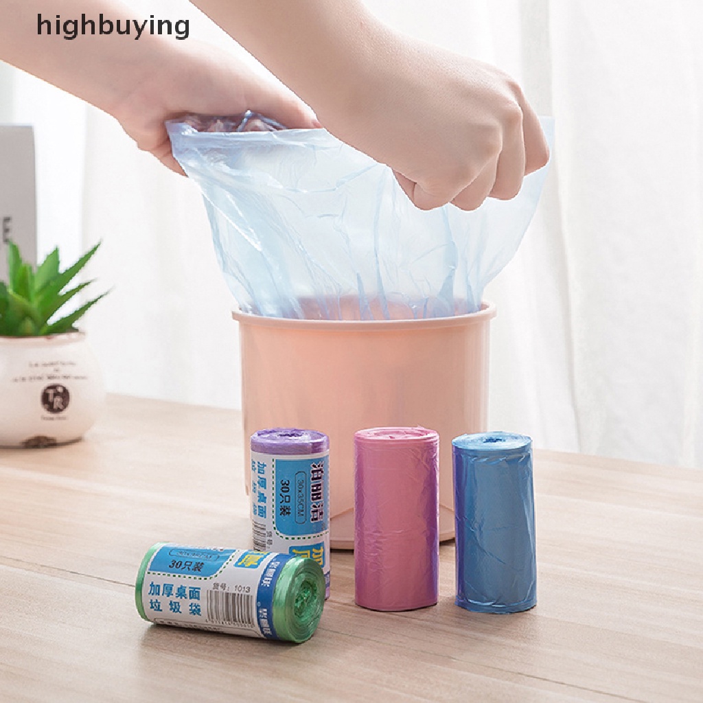 Cuộn 30 Túi Đựng Rác Mini Dùng Một Lần Tiện Dụng