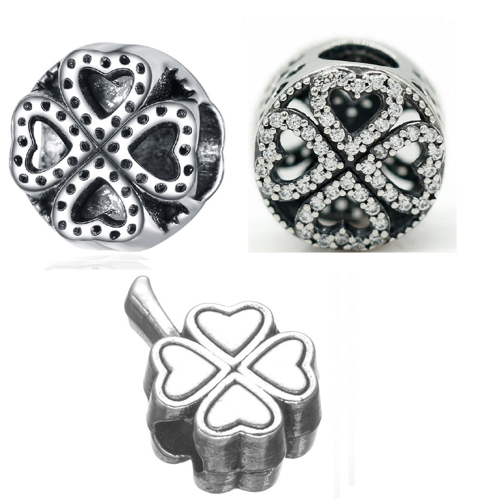Charm xỏ 4 lá